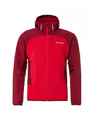 VAUDE | Herren Softshelljacke Larice  Hoodie | Rouge foncé