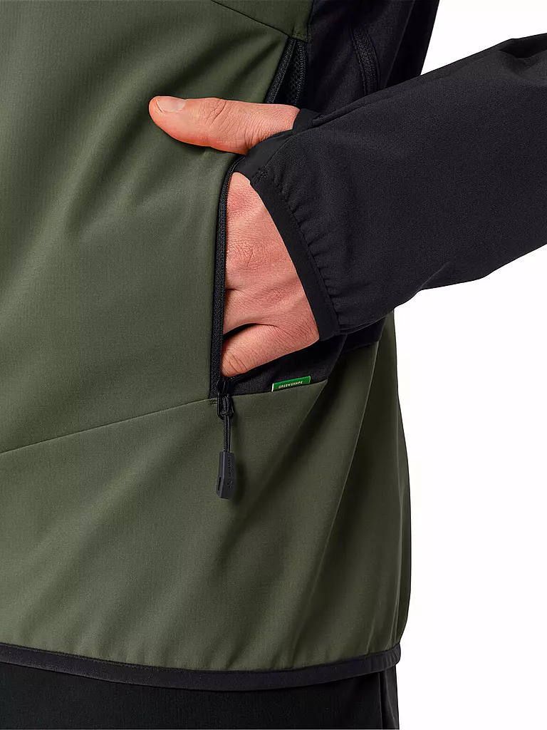 VAUDE | Herren Softshelljacke Larice  Hoodie | Olive