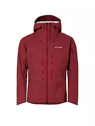 VAUDE | Herren Tourenjacke Monviso 3L | Rouge foncé