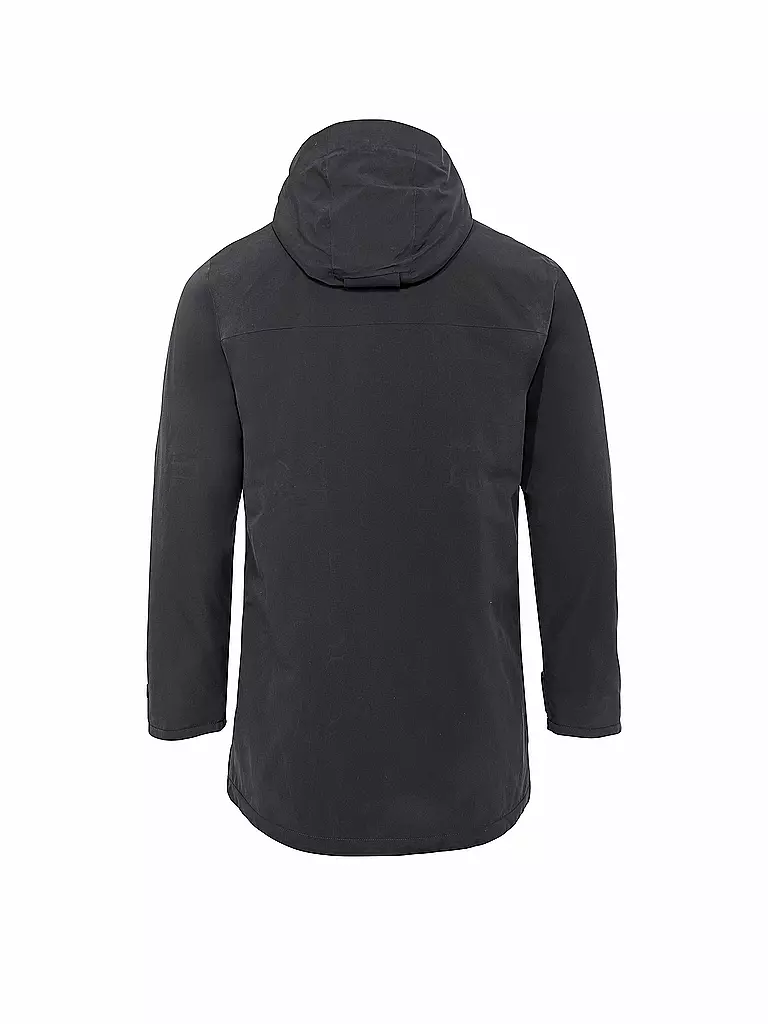 VAUDE | Herren Winterparka Idris II Wool 2L Hoodie | Noir