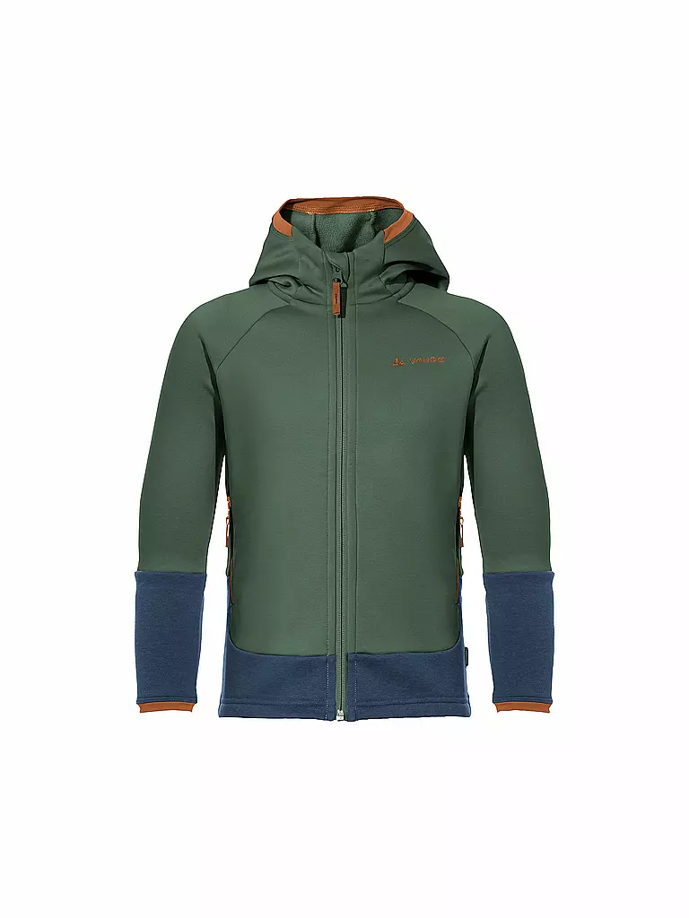 VAUDE | Kinder Fleecejacke Capacida Hoodie | Vert foncé
