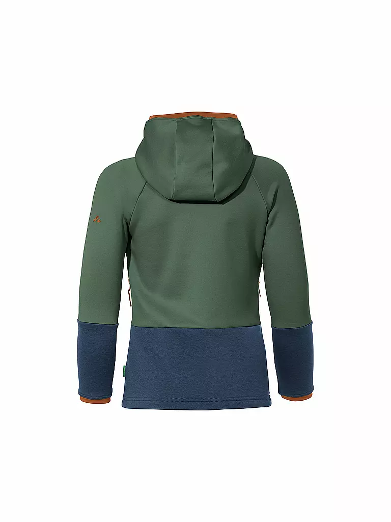 VAUDE | Kinder Fleecejacke Capacida Hoodie | Vert foncé