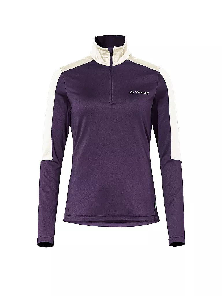 VAUDE | Maillot de randonnée pour femmes Livigno avec zip | Lilas