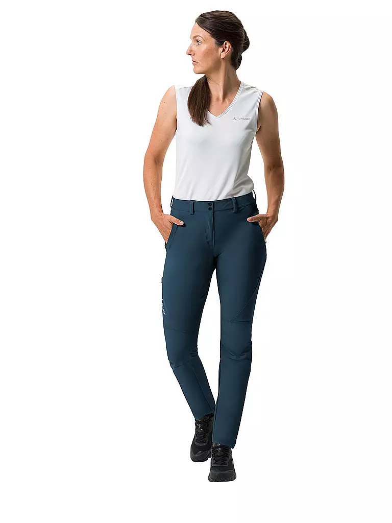 VAUDE | Pantalon de randonnée femme Scopi | Bleu foncé