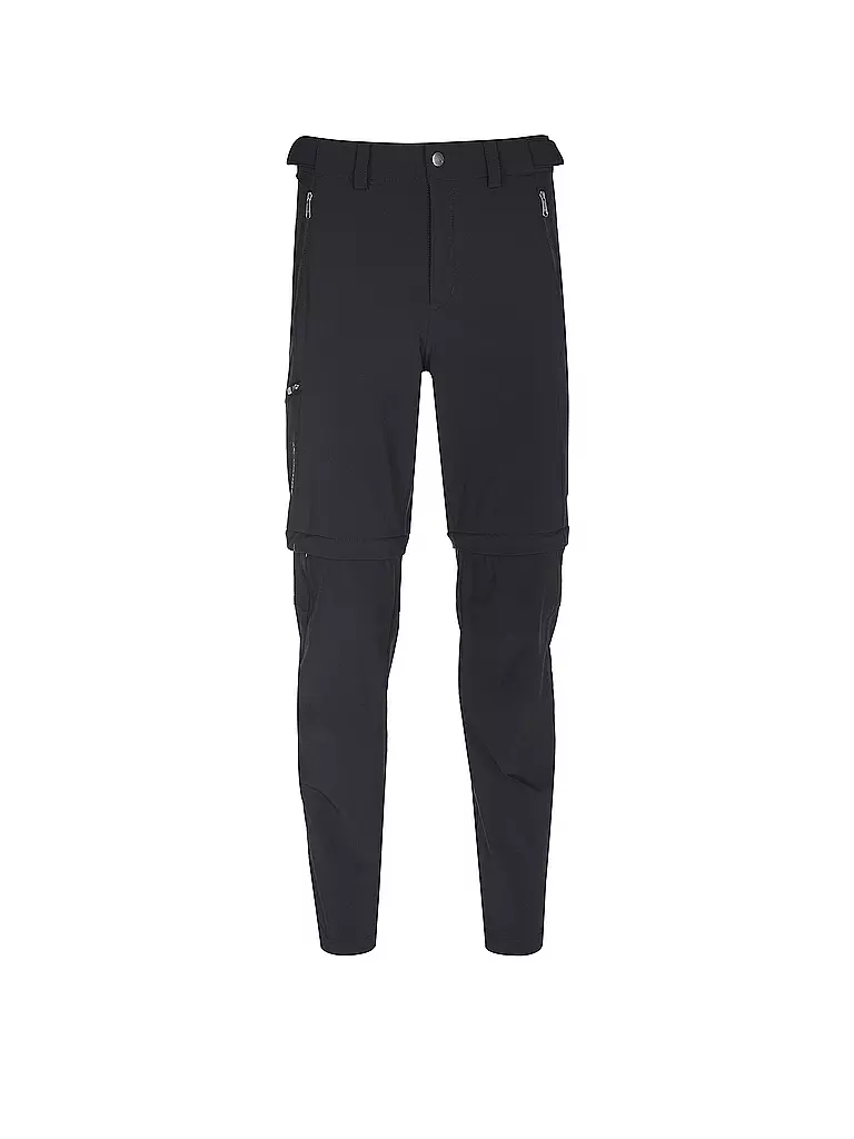 VAUDE | Pantalon de randonnée homme Farley Stretch T-Zip III Zip-Off | Noir
