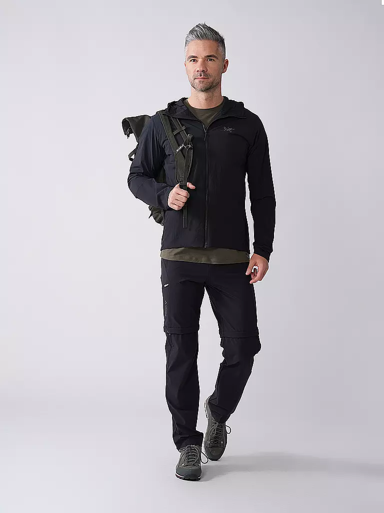 VAUDE | Pantalon de randonnée homme Farley Stretch T-Zip III Zip-Off | Noir