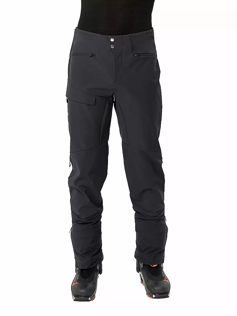 VAUDE | Pantalon de randonnée softshell pour homme Monviso Alpine | Noir