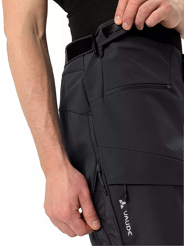 VAUDE | Pantalon de randonnée softshell pour homme Monviso Alpine | Noir