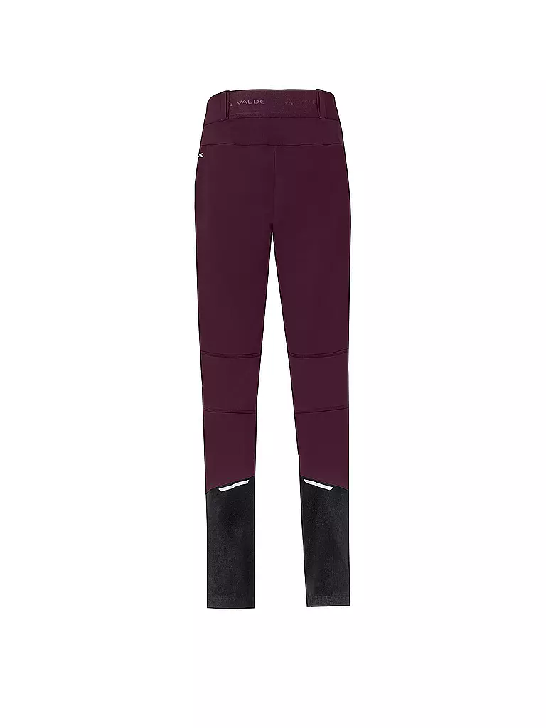 VAUDE | Pantalon softshell de randonnée Larice pour femmes | Rouge foncé