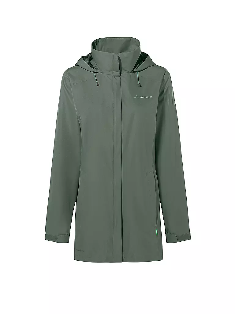 VAUDE | Parka d'hiver pour femme Escape 2L à capuche | Vert foncé