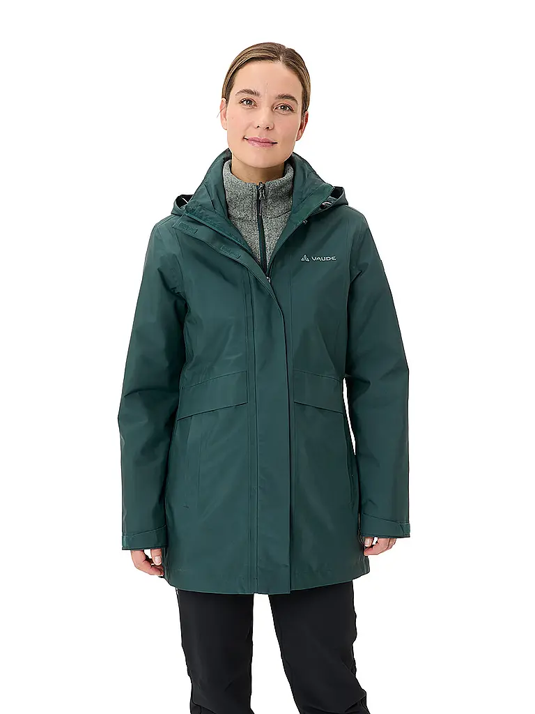 VAUDE | Parka d'hiver pour femme Idris 3-en-1 à capuche | 