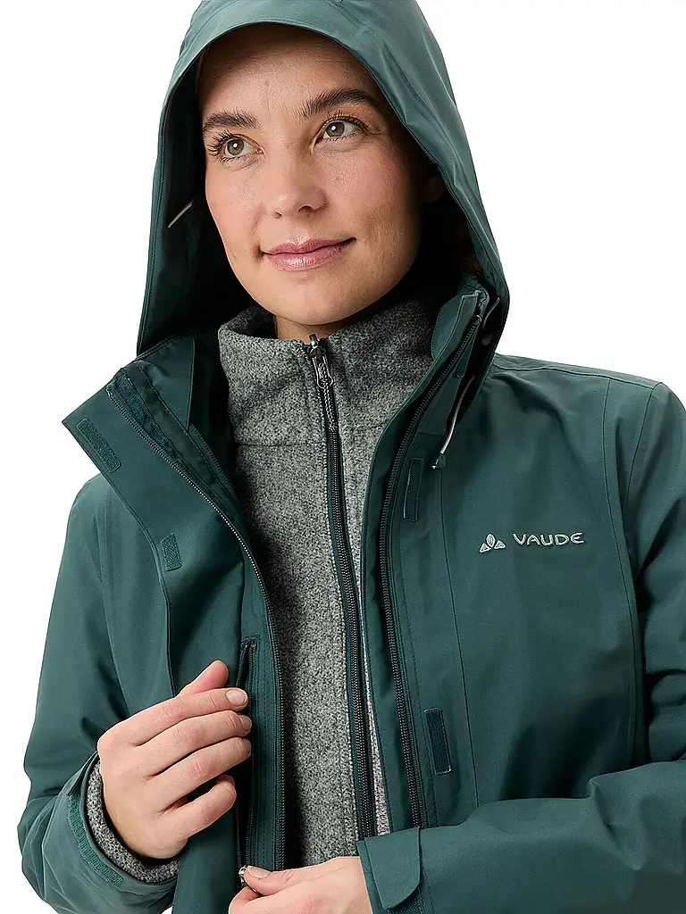 VAUDE | Parka d'hiver pour femme Idris 3-en-1 à capuche | 