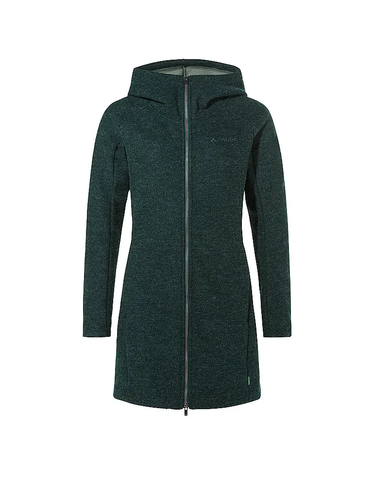 VAUDE | Parka d'hiver pour femme Tinshan III Woolmix à capuche | Vert foncé