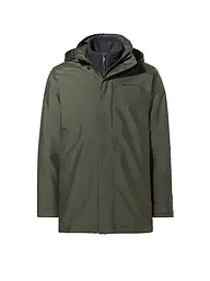 VAUDE | Parka d'hiver pour homme Idris IV 3en1 à capuche | Vert foncé