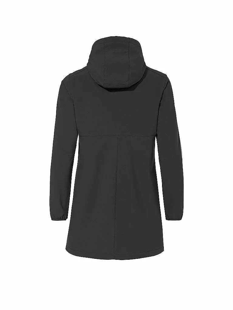 VAUDE | Parka softshell chaud à capuche Moena pour femmes | Noir