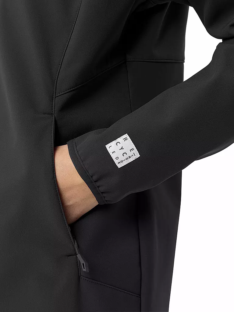VAUDE | Parka softshell chaud à capuche Moena pour femmes | Noir