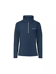 VAUDE | T-shirt de randonnée enfant Livigno Halfzip | Bleu foncé