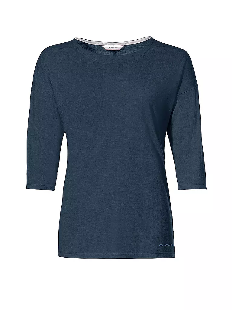 VAUDE | T-shirt de sport 3/4 Neyland pour femmes | Bleu foncé