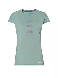 VAUDE | T-shirt de sport en laine Tekoa pour femmes | Vert clair