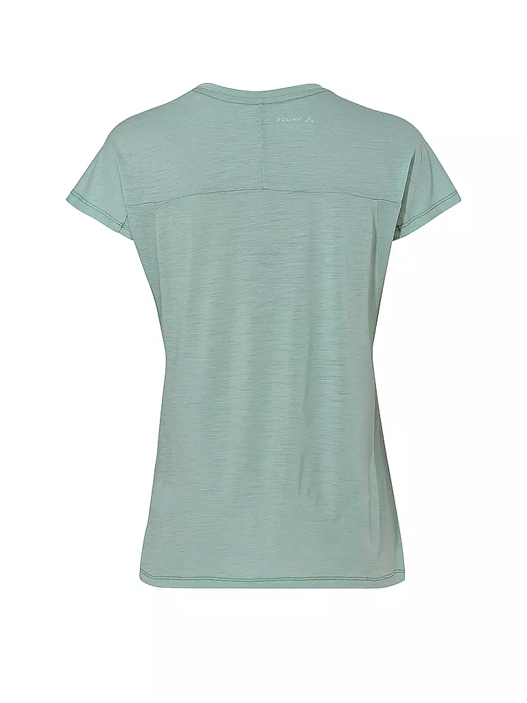 VAUDE | T-shirt de sport en laine Tekoa pour femmes | Vert clair