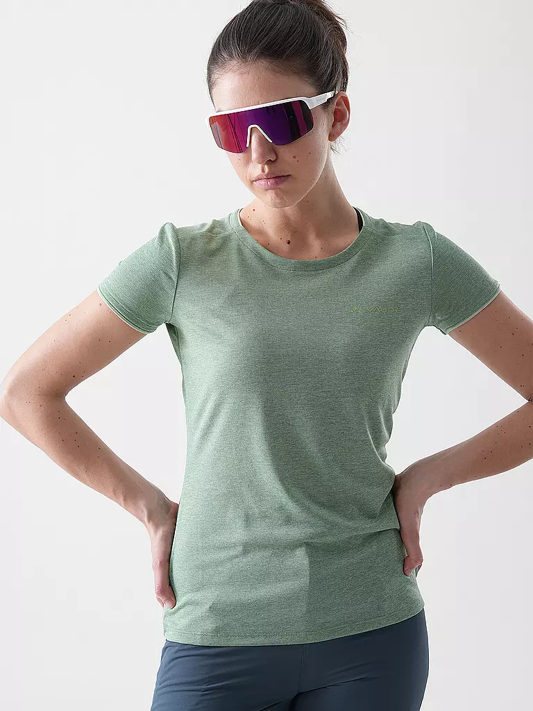 VAUDE | T-shirt de sport Essential pour femmes | Vert clair