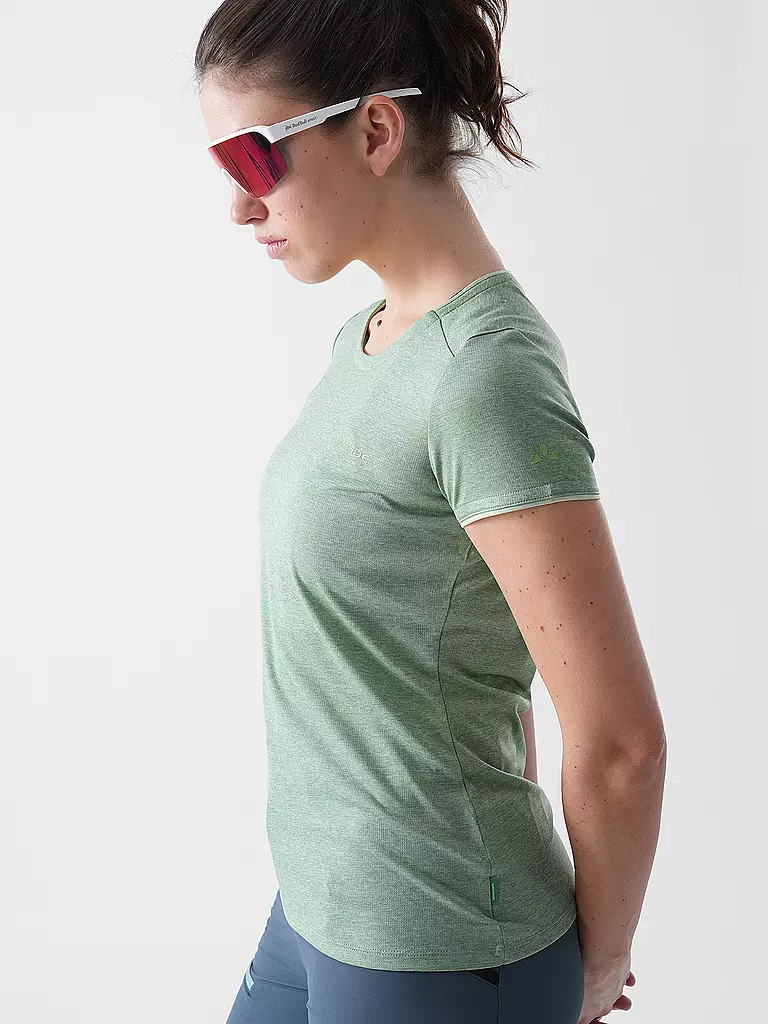 VAUDE | T-shirt de sport Essential pour femmes | Vert clair