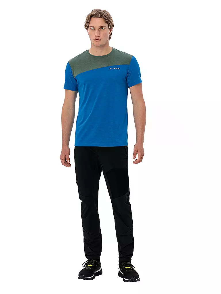 VAUDE | T-shirt de sport homme Sveit Wool | Bleu