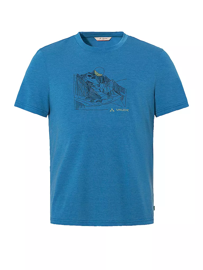 VAUDE | T-shirt de sport homme Tekoa Wool | Bleu