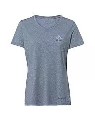 VAUDE | T-shirt de sport pour femmes Skomer III Print | Bleu foncé