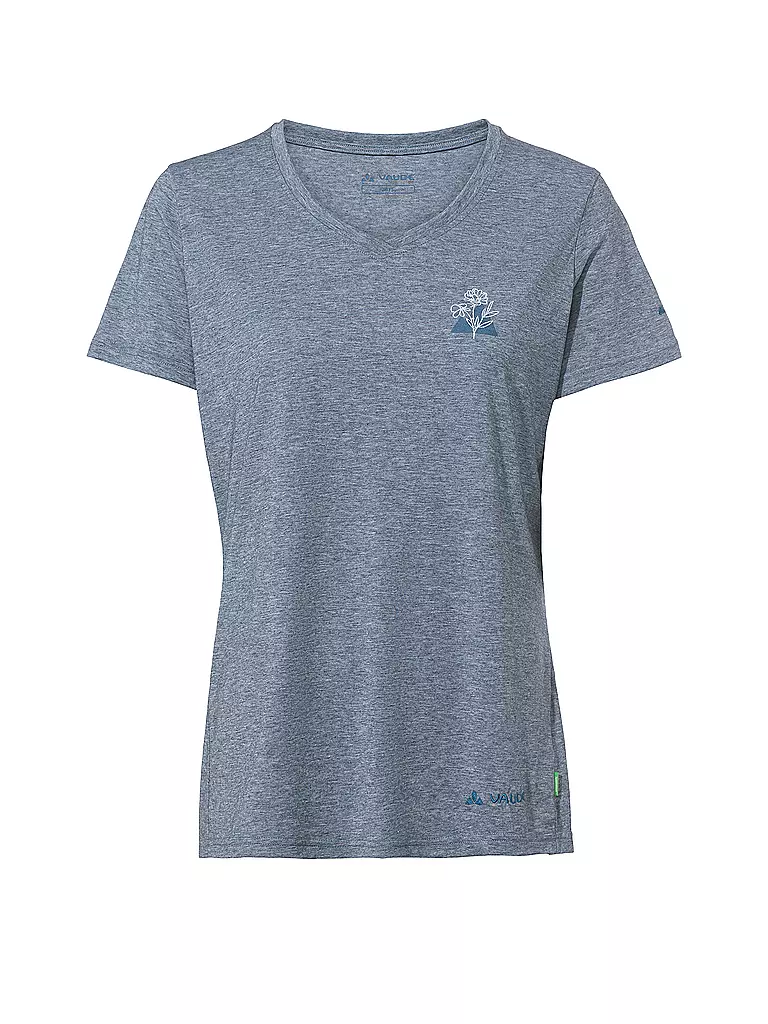 VAUDE | T-shirt de sport pour femmes Skomer III Print | Bleu foncé