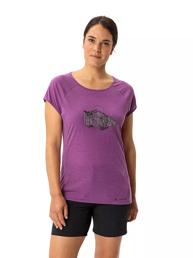 VAUDE | T-shirt de sport pour femmes Tekoa II | Lilas
