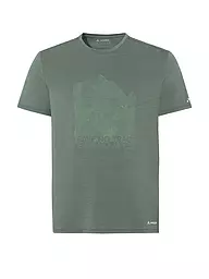 VAUDE | T-shirt de sport pour homme Tekoa Wool | Olive