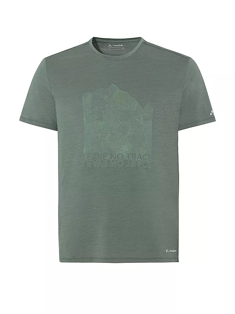 VAUDE | T-shirt de sport pour homme Tekoa Wool | Olive