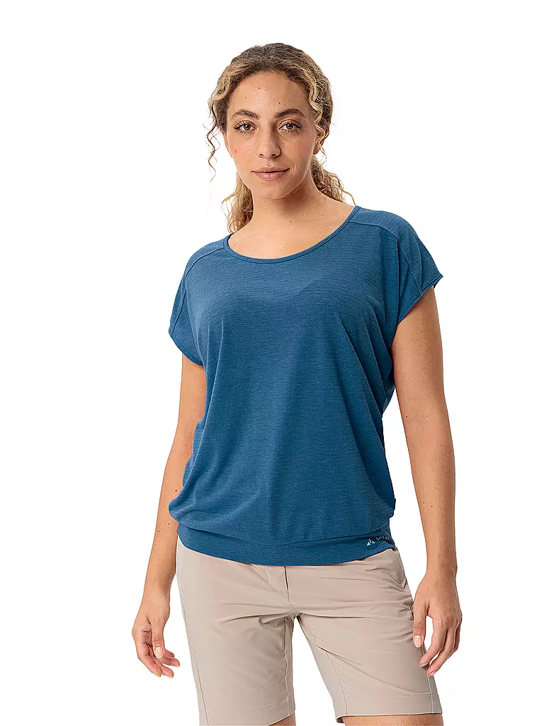 VAUDE | T-shirt de sport rayé Skomer pour femmes |