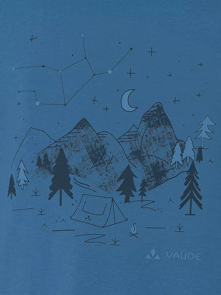 VAUDE | T-shirt enfant Lezza | Bleu foncé
