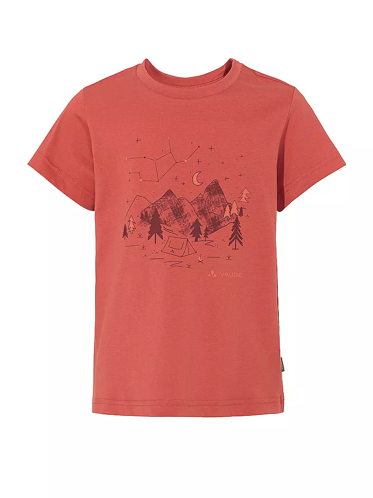 VAUDE | T-shirt fonctionnel Lezza pour enfants | Rouge foncé