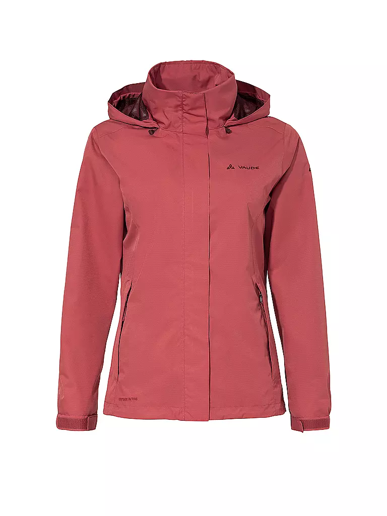 VAUDE | Veste de pluie femme Escape Light 2L à capuche | Rouge foncé
