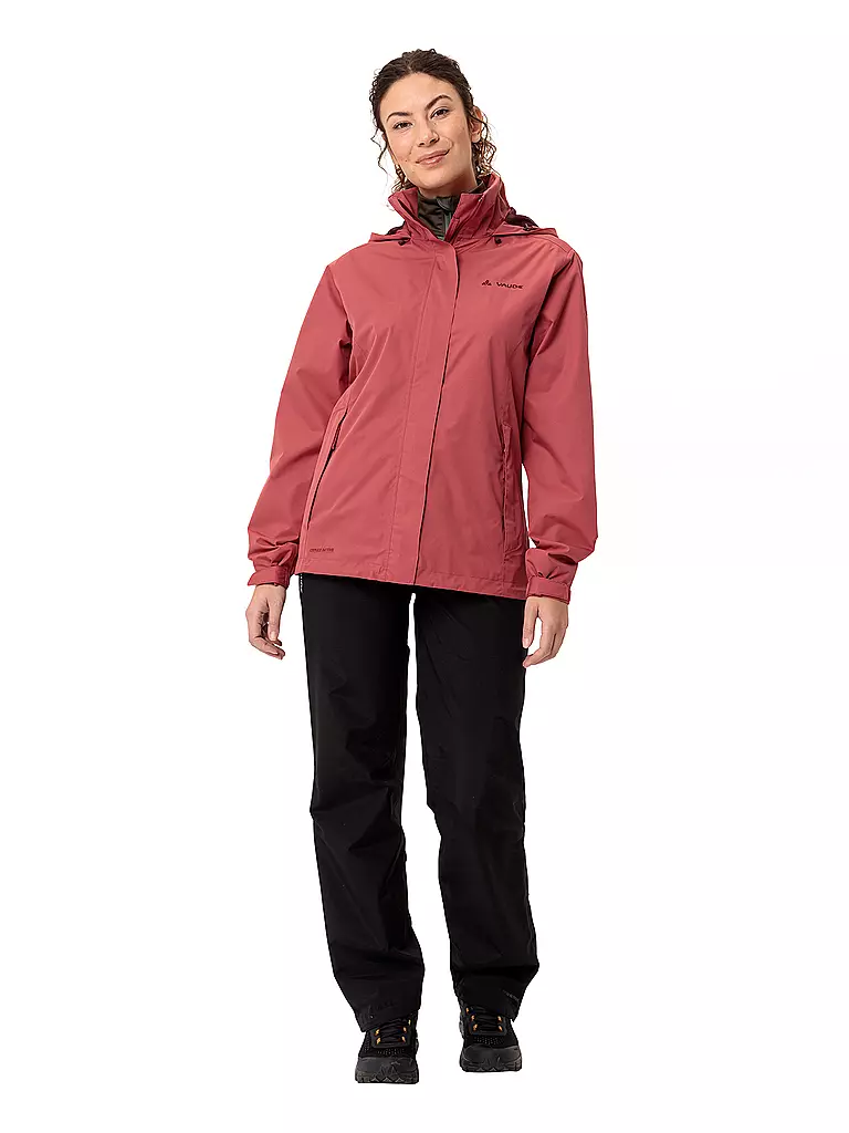 VAUDE | Veste de pluie femme Escape Light 2L à capuche | Rouge foncé