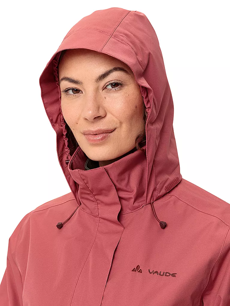 VAUDE | Veste de pluie femme Escape Light 2L à capuche | Rouge foncé