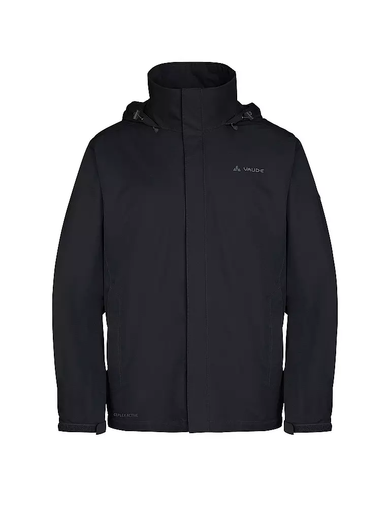 VAUDE | Veste de pluie légère Escape pour hommes | Noir