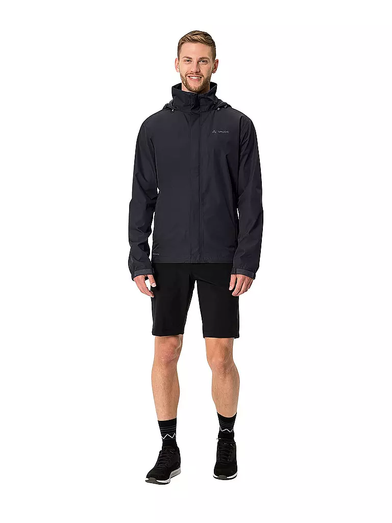 VAUDE | Veste de pluie légère Escape pour hommes | Noir