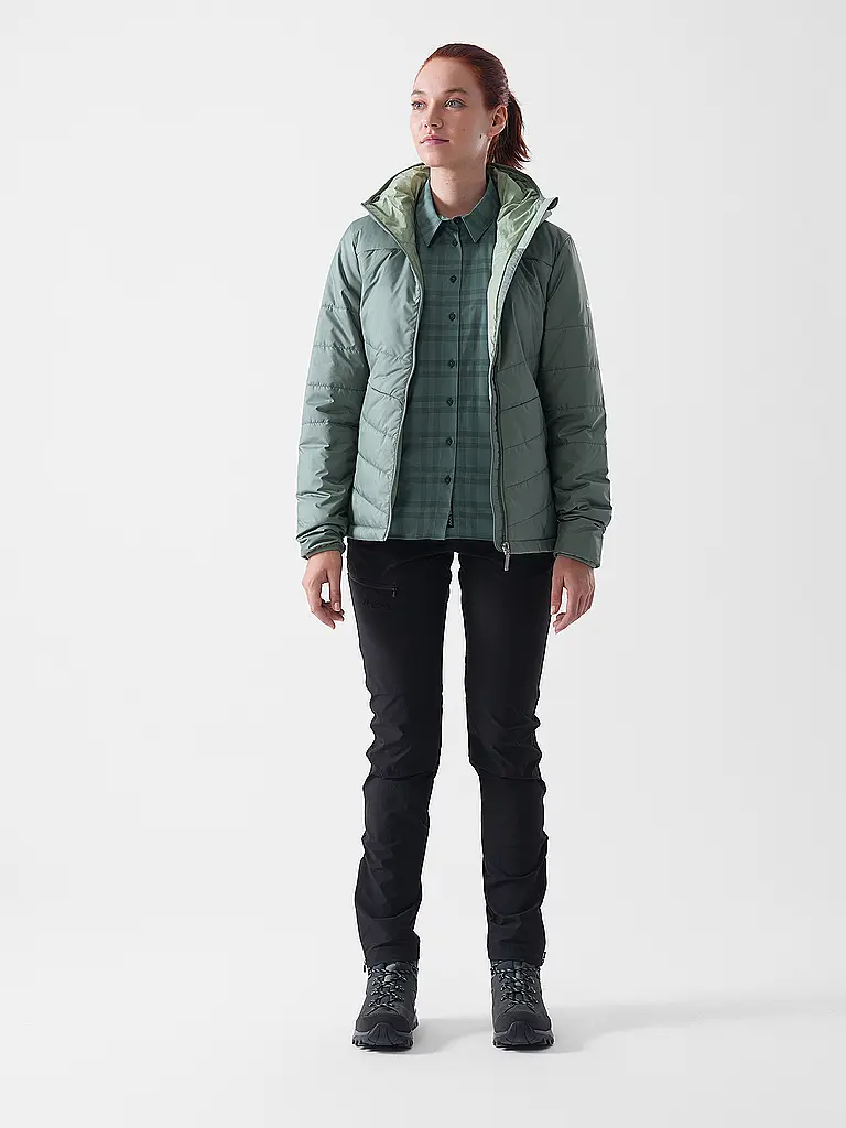 VAUDE | Veste de randonnée à capuche Livia pour femmes | Vert clair