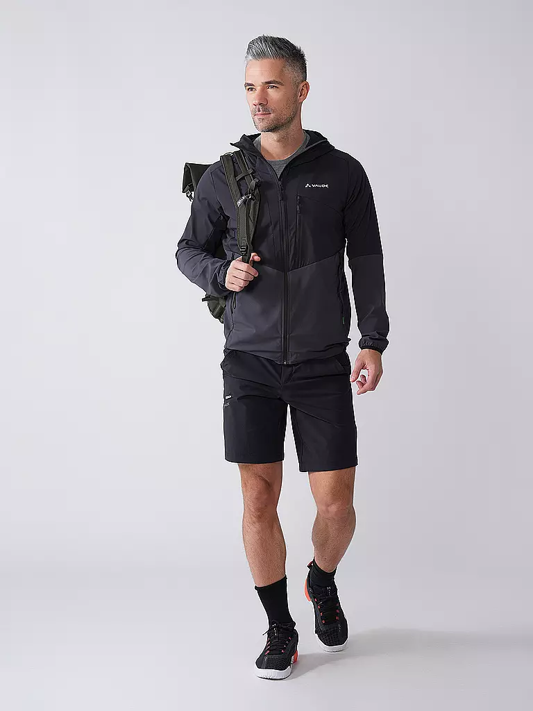 VAUDE | Veste de randonnée à capuche Tekoa pour hommes | Noir