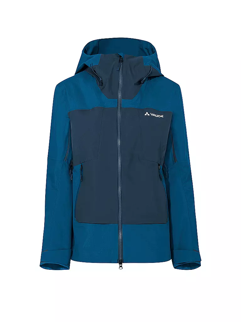 VAUDE | Veste de randonnée femme Croz Alpine 3L à capuche | Bleu foncé