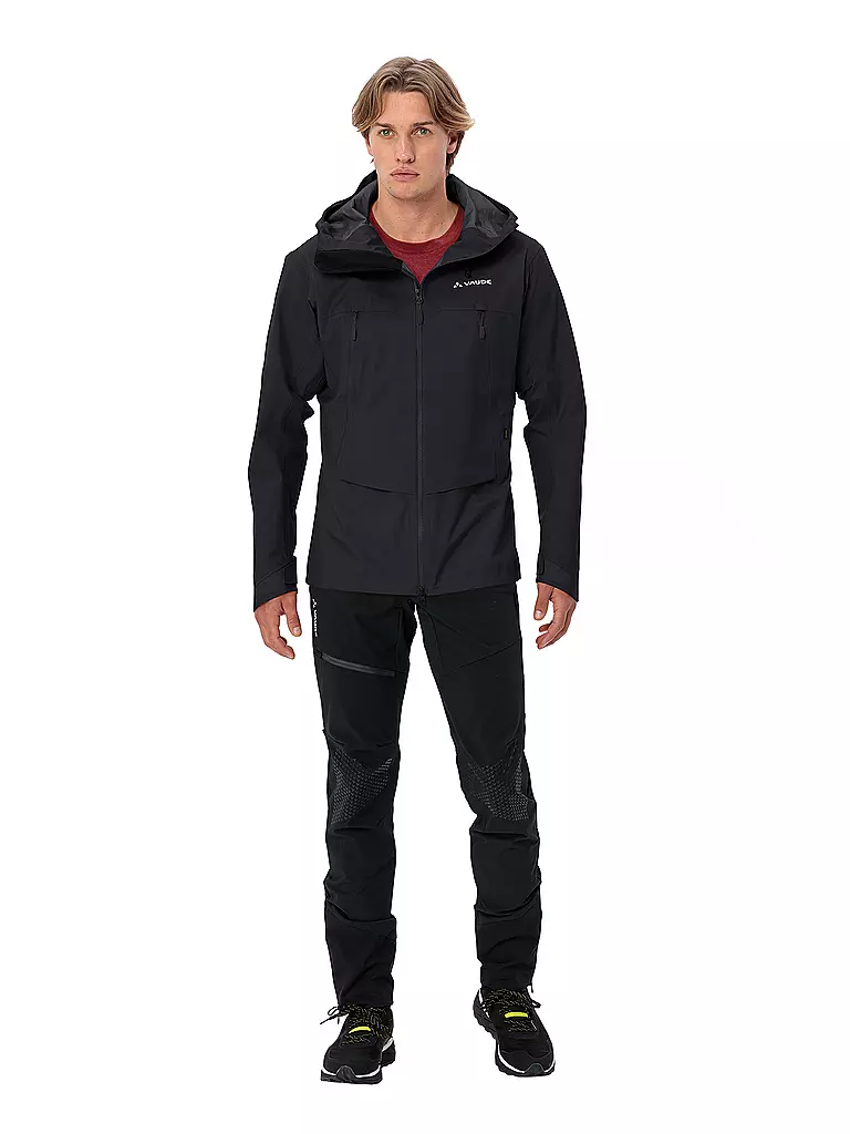 VAUDE | Veste de randonnée homme Croz Alpine 3L à capuche | Noir