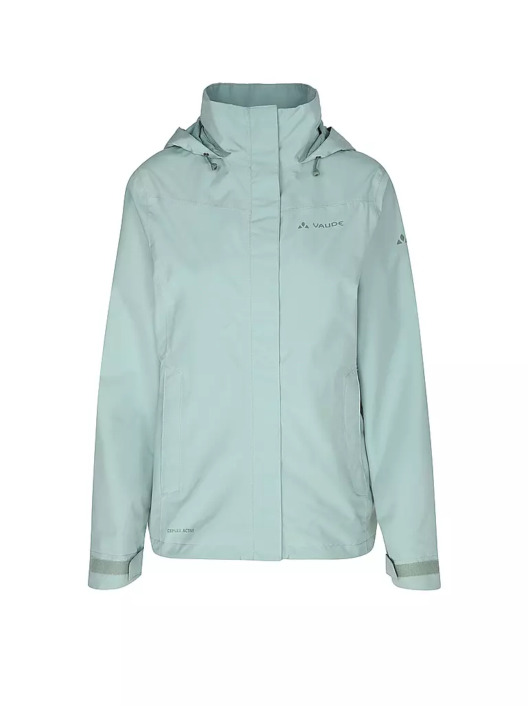 VAUDE | Veste de randonnée pour femmes Amiata 2L à capuche | Vert clair