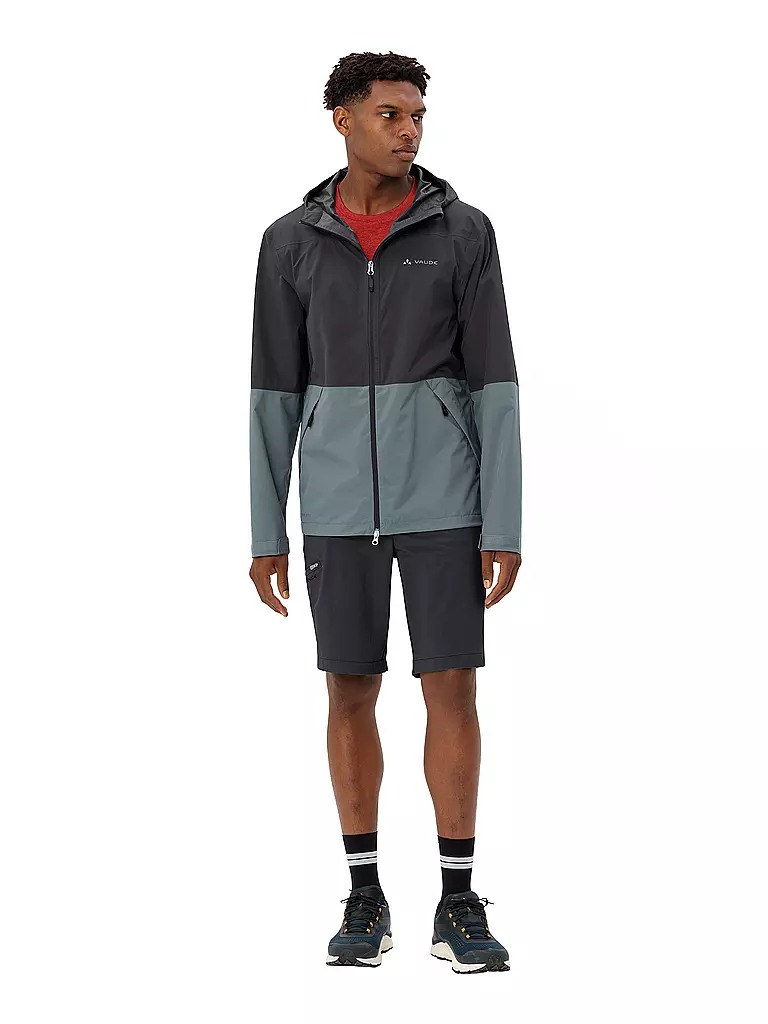 VAUDE | Veste de randonnée pour homme Neyland 2.5L à capuche | Noir