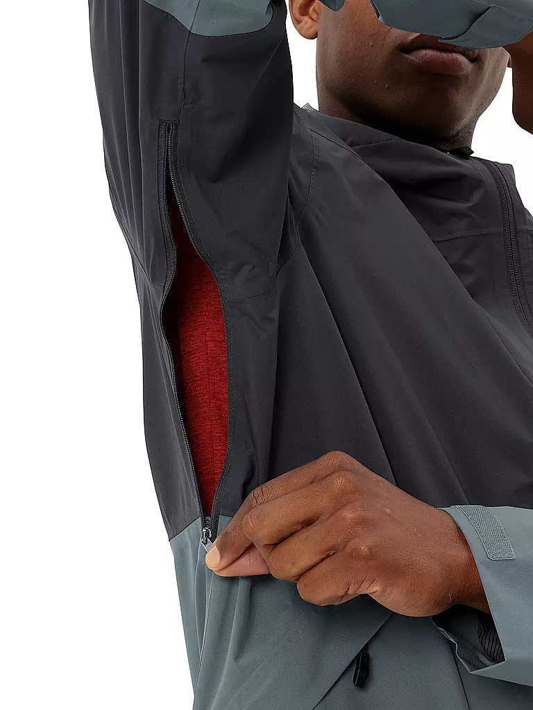 VAUDE | Veste de randonnée pour homme Neyland 2.5L à capuche | Noir