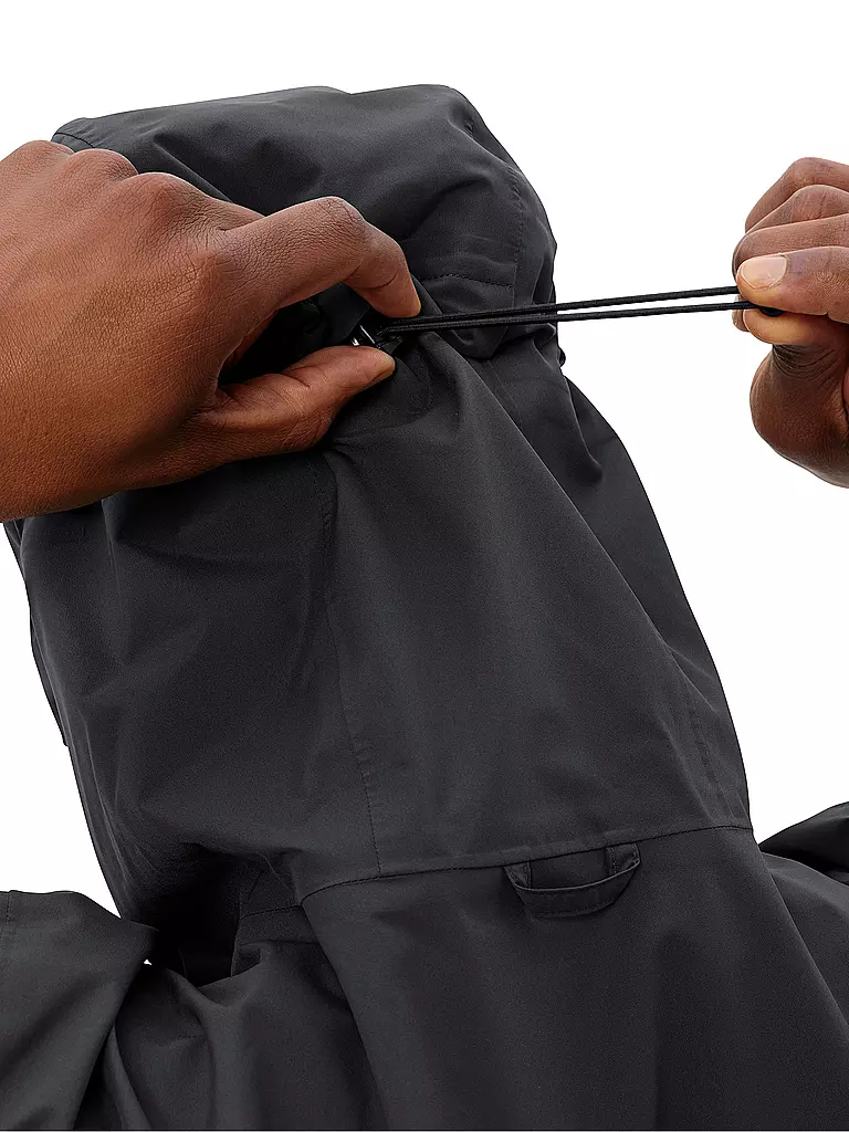 VAUDE | Veste de randonnée pour homme Neyland 2.5L à capuche | Noir