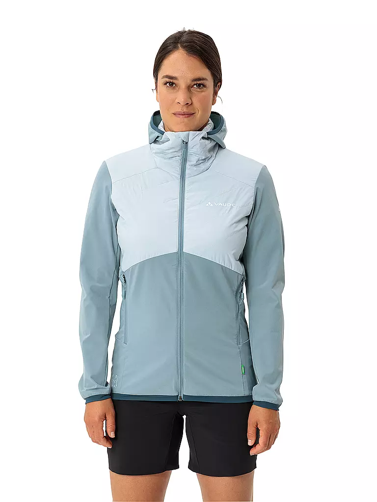 VAUDE | Veste hybride Brenva à capuche pour femmes | Bleu clair